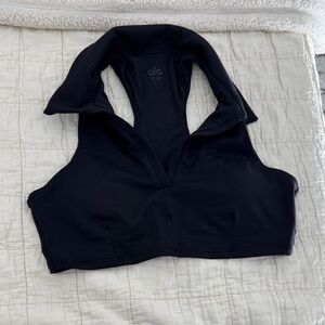 ALO Yoga Black Cutout Sports Bra